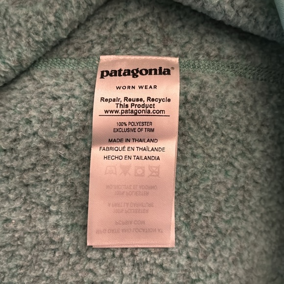 Women’s Patagonia W’s Better Sweater Quarter Zip - Size Small in Galah Green. - Picture 5 of 7